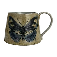 Hello Honey® Insect & Bird Design Stoneware Mug Set