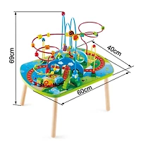 Hape Jungle Adventure Table Bead Maze & Railway