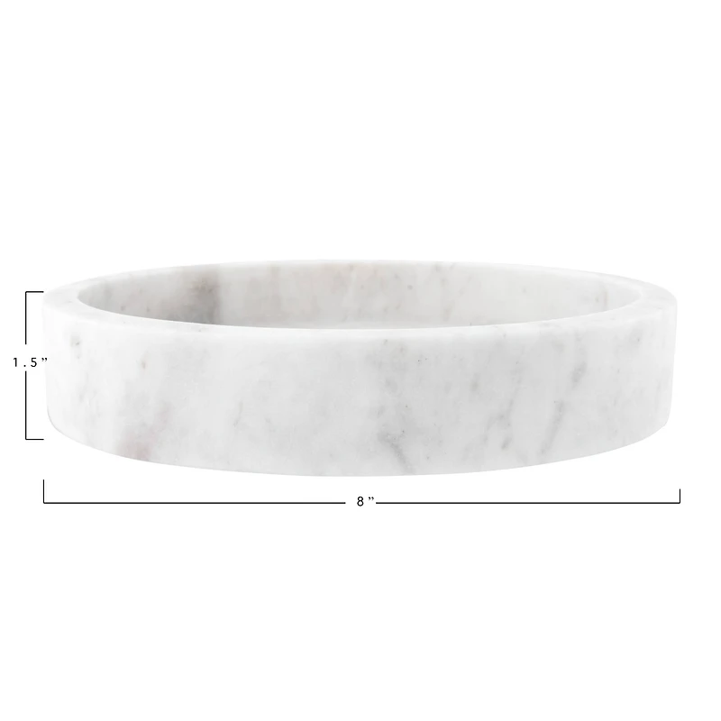 Hello Honey® 8" Carved Marble Tray