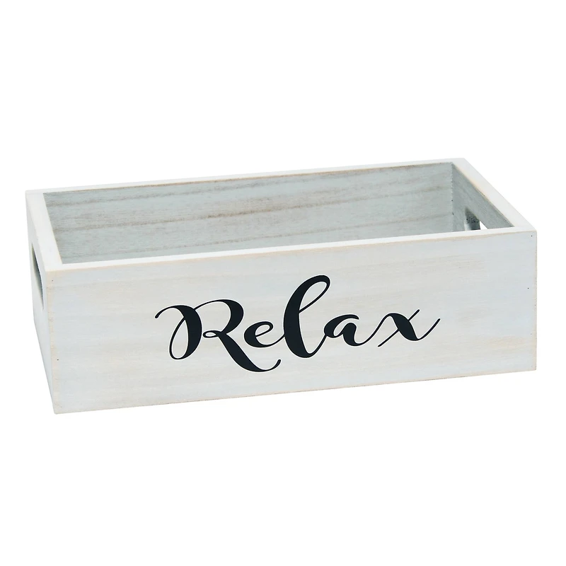 Elegant Designs Gray Wash Towel Holder