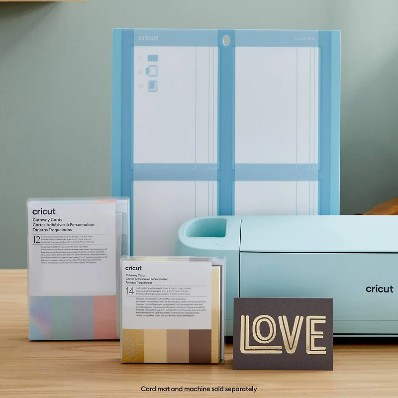 Cricut® S40 Cutaway Cards, Pastel Sampler