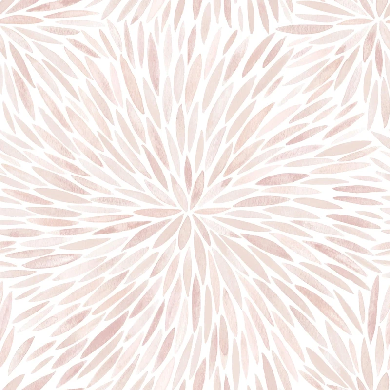 RoomMates Pink Cat Coquillette Burst Peel & Stick Wallpaper