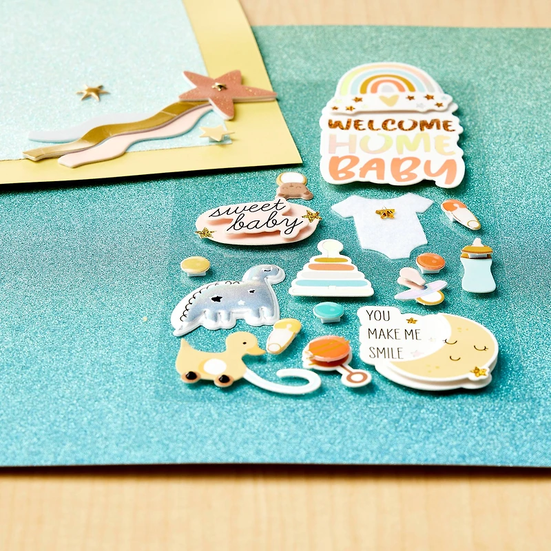 Welcome Baby Dimensional Stickers by Recollections™