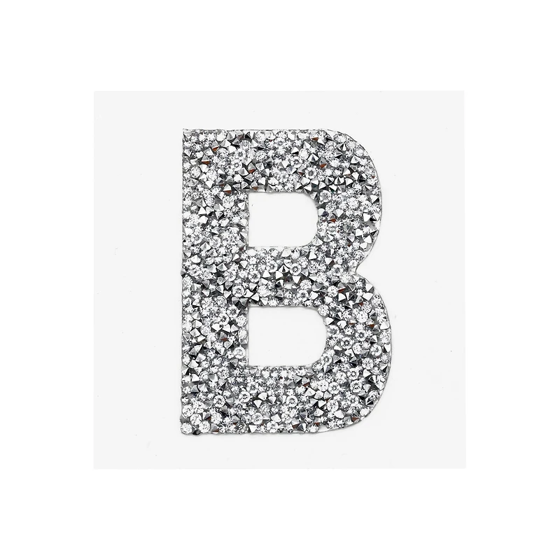 3" Crystal Letter Iron On Patch by Make Market