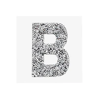 3" Crystal Letter Iron On Patch by Make Market