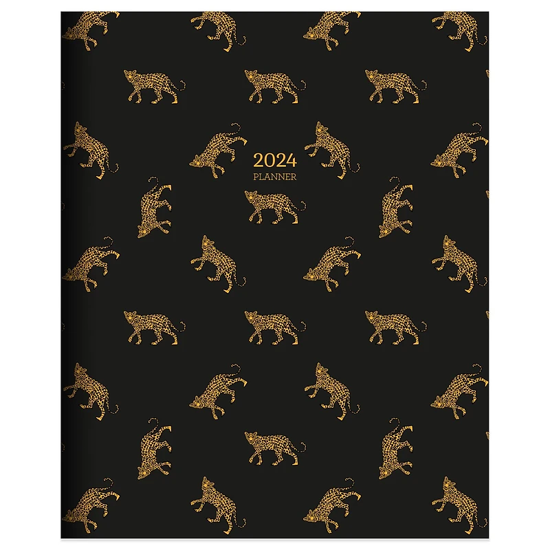 TF Publishing Medium 2024 Lazy Leopard Monthly Planner