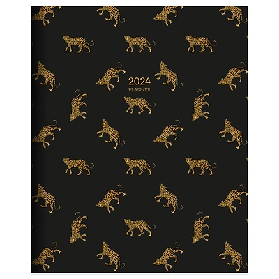 TF Publishing Medium 2024 Lazy Leopard Monthly Planner