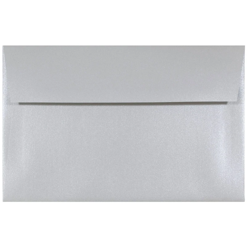 JAM Paper A9 Silver Stardream Premium Metallic Envelopes