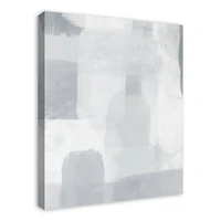 Blue Gray Abstract Canvas Wall Art