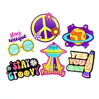 Groovy Dino Vinyl Die Cut Stickers by Recollections™
