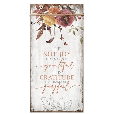 It Is Not Joy Wood Plaque