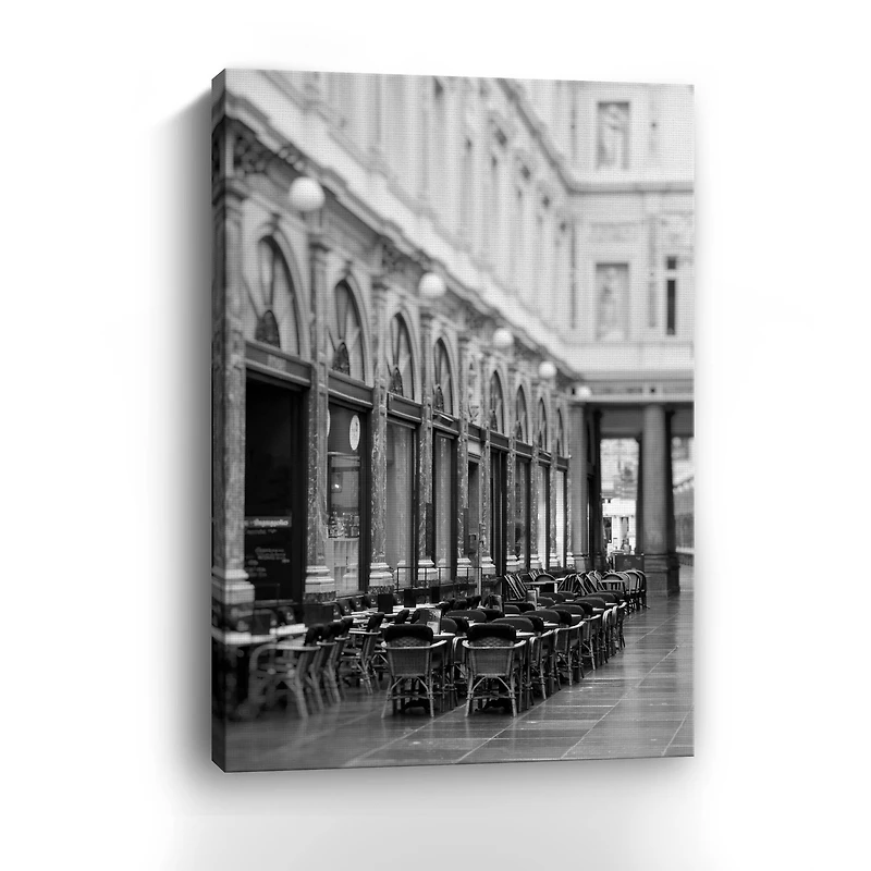 Royal Galleries Black and White Canvas Giclee