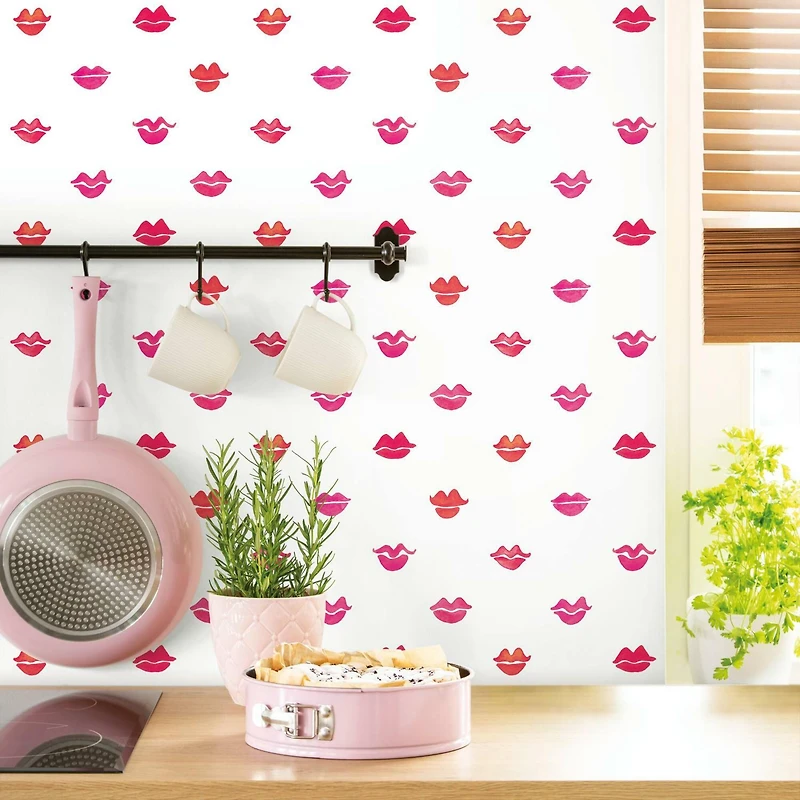 RoomMates Cat Coquillette Kisses Peel & Stick Wallpaper