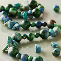 Chrysocolla Stone Mix Beads by Bead Landing™