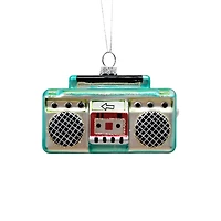 3.75" Boom Box Glass Ornament by Ashland®