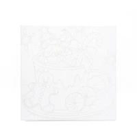 11" x 11" Christmas Cocoa Canvas Painting Kit by Artist's Loft™