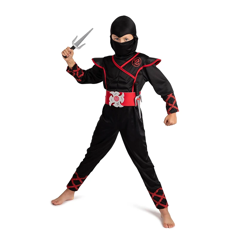 Bintiva Dress Up & Drama Play Ninja Costume Trunk Set