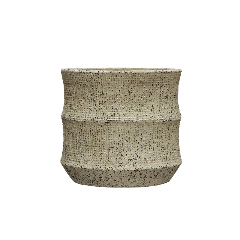 Hello Honey® 7'' Textured Sandstone Planter