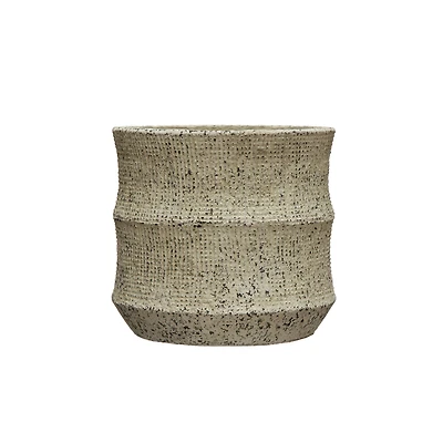 Hello Honey® 7'' Textured Sandstone Planter