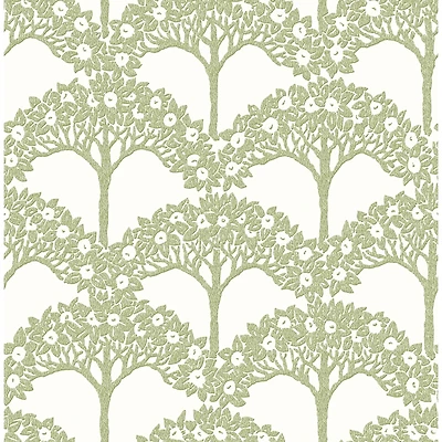 NuWallpaper Finley Green Peel & Stick Wallpaper