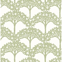 NuWallpaper Finley Green Peel & Stick Wallpaper