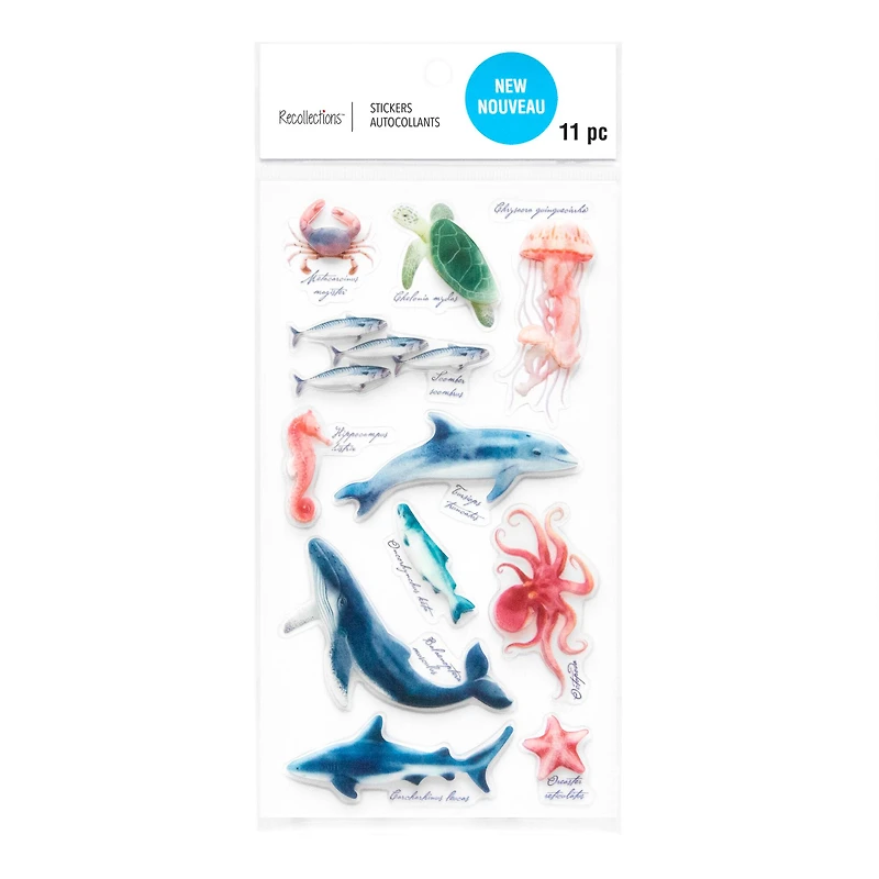 Sea Animals Dimensional Stickers by Recollections™