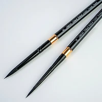 Silver Brush Limited Black Velvet® Large Travel Round Brushes Set