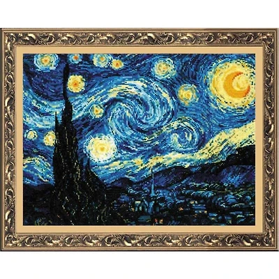 RIOLIS Starry Night after Van Gogh Counted Cross-Stitch Kit