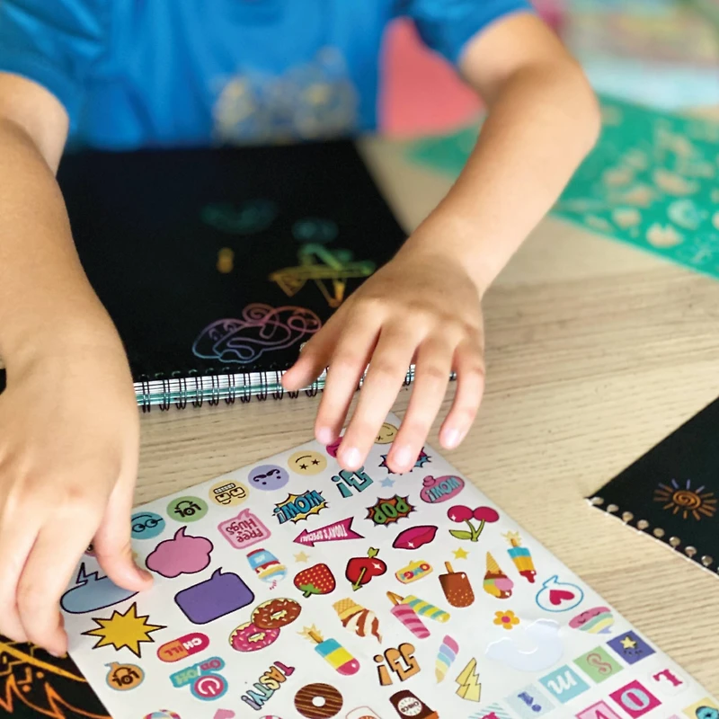 The Bubble Factory Spiral Bound Scratchpad Set