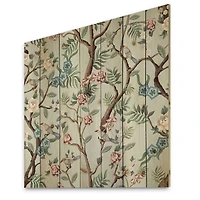 Designart - Chinoiserie With Birds and Peonies X