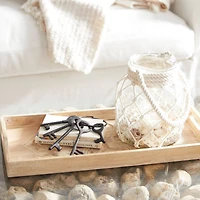 The Novogratz Set of 5" Black Aluminum Industrial Keys, 8" x 3"