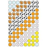 Trend Enterprises® superShapes Sports Balls Stickers, 12 Packs of 800ct.