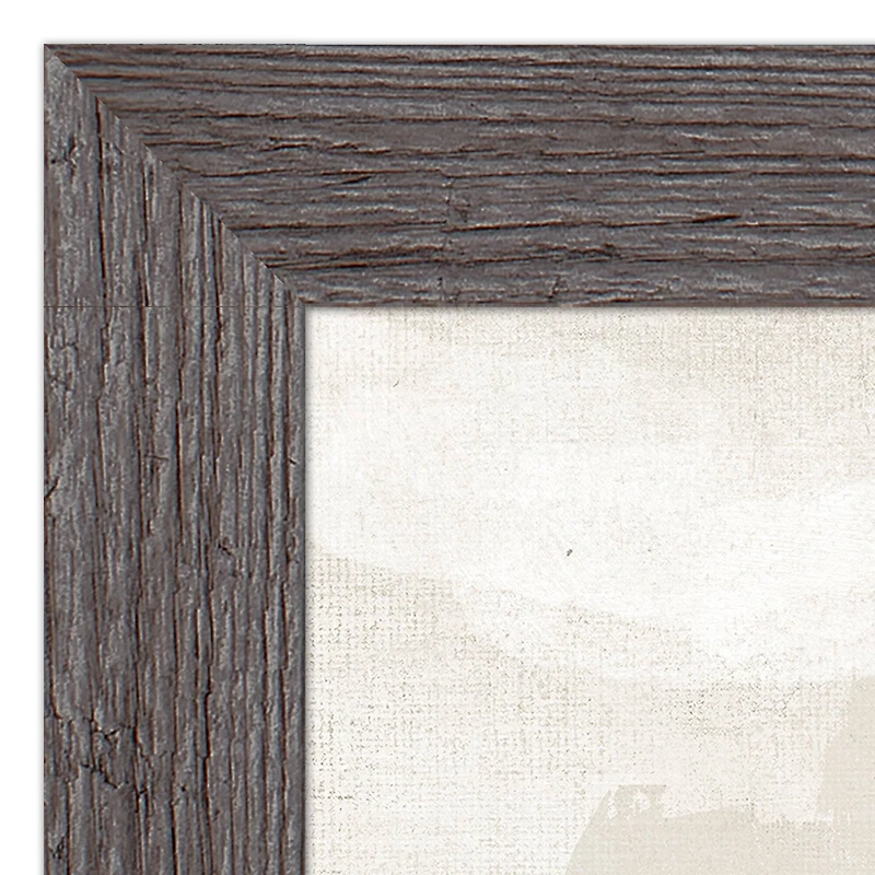 Rustic Barn 20" x 24" Western Gray Framed Print