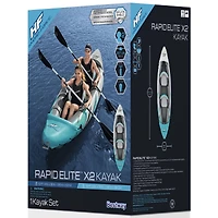 Bestway 11.5ft. Hydro-Force Voyager X4 Inflatable Raft Set