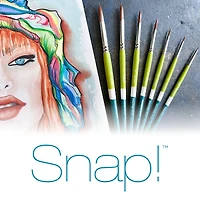 Princeton™ Snap!™ Series 9950 Synthetic Short Handle Spotter Brush, Size 20/0