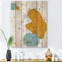 Designart - Beautiful Woman One Line Drawing