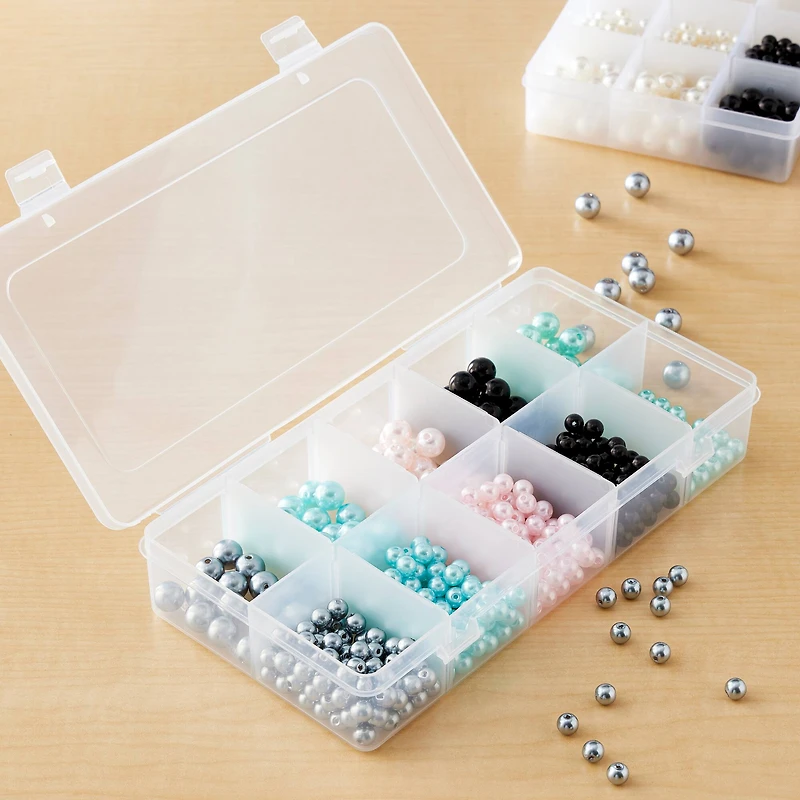 Bead Storage Box with Adjustable Compartments by Bead Landing™