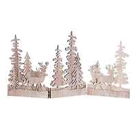 24" Winter Forest Scene Trifold Display