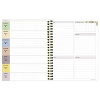 TF Publishing 2025 Medium Lemons of Capri Weekly Monthly Spiral Planner