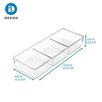iDesign 3 Compartment Drawer Organizer