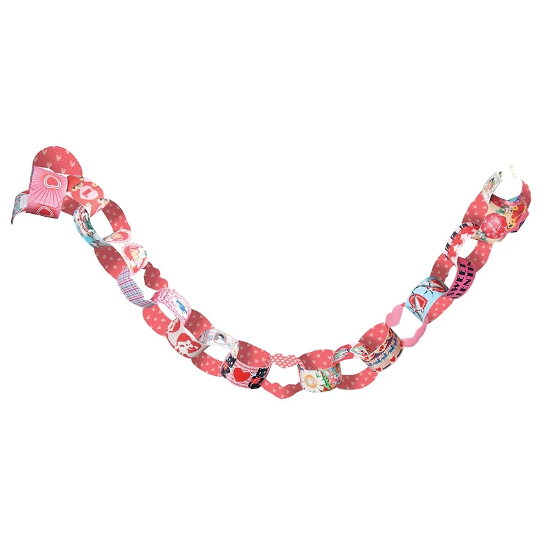 eeBoo Valentine Paper Chain Kit
