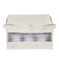 Honey Can Do Natural Stemware Storage Box Set