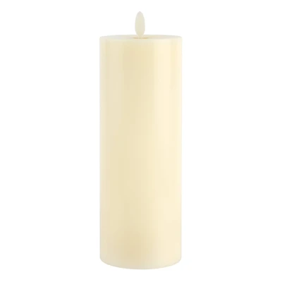 3" x 8" Moving Flame LED Wax Pillar Candle by Ashland
