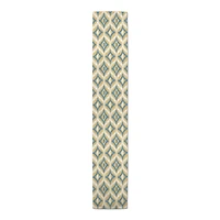 Blue & Yellow Ikat Indoor/Outdoor Table Runner