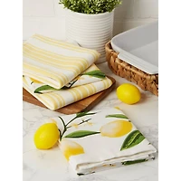 DII® Lemon Bliss Dishtowel, 4ct.