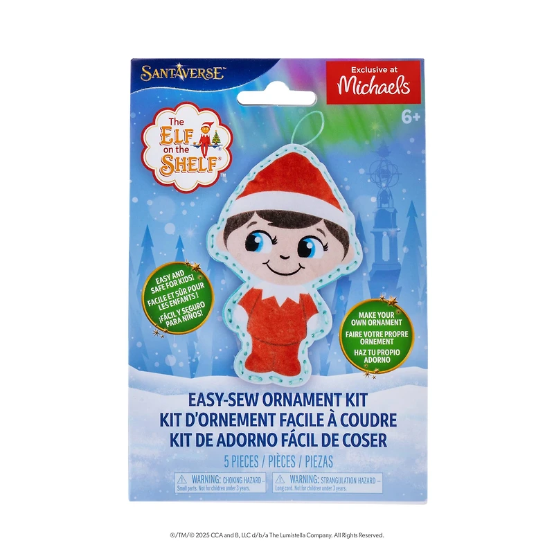 The Elf on the Shelf® Santaverse™ Easy-Sew Ornament Kit