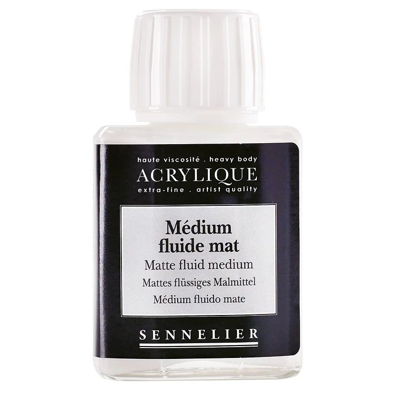 Sennelier Artists' Acrylic Matte Fluid Medium, 75mL