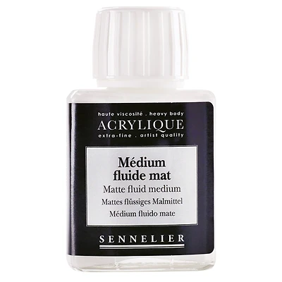Sennelier Artists' Acrylic Matte Fluid Medium, 75mL