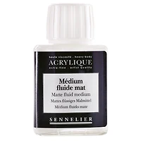 Sennelier Artists' Acrylic Matte Fluid Medium, 75mL