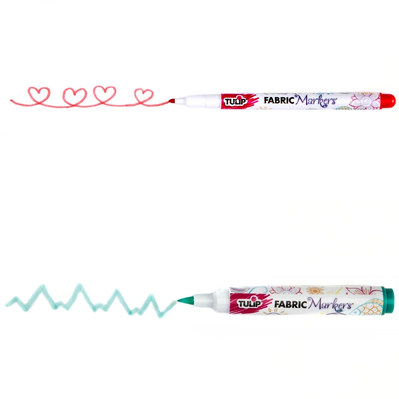 Tulip® Ultimate Fabric Markers Rainbow, 24 Pack